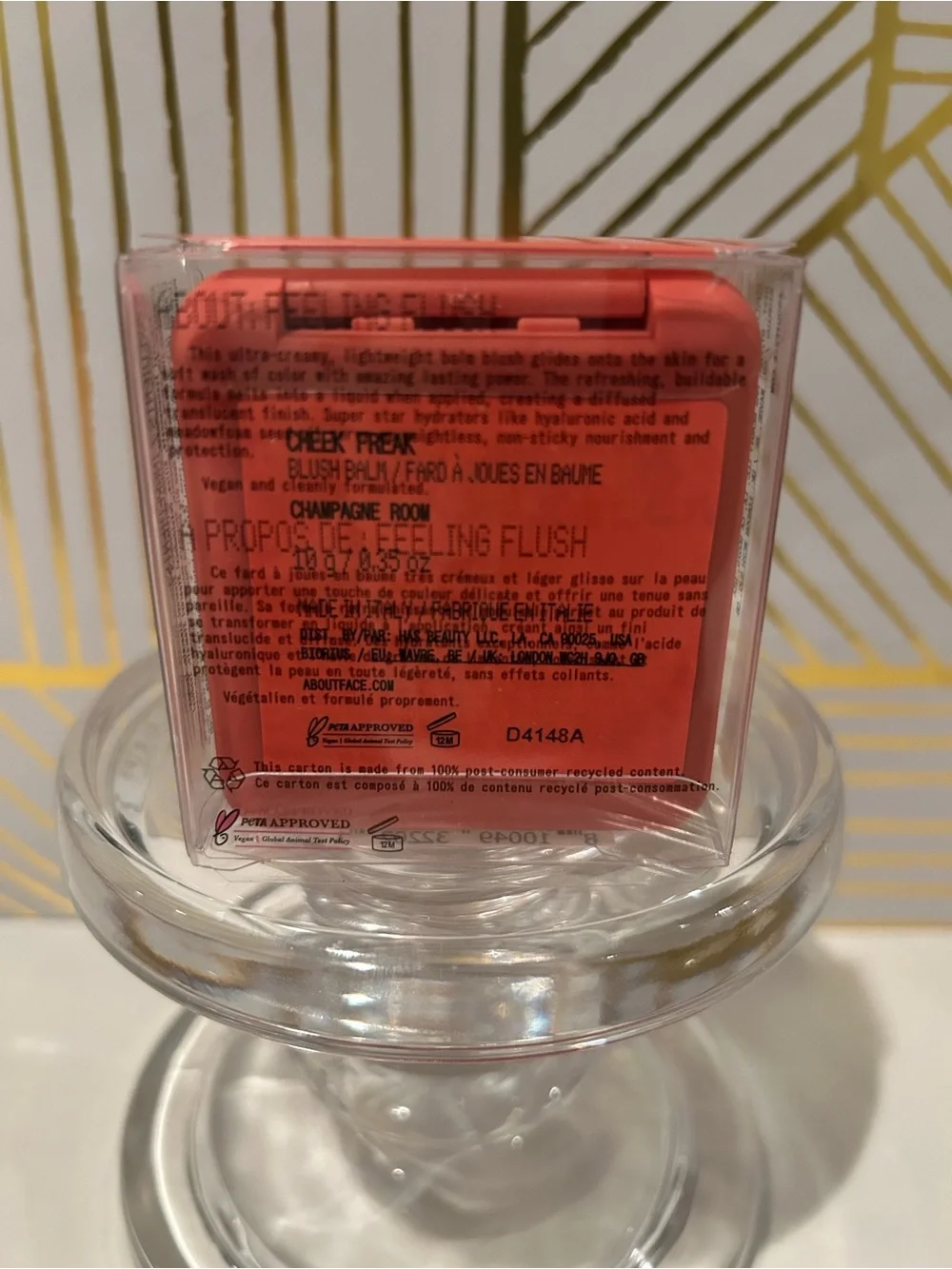 ✨ about-face Cheek Freak Blush Balm | Champagne Room | Full Size | New in Box